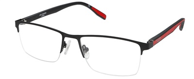 Lee Cooper LC2697 Optik Gözlük Siyah Kırmızı C4