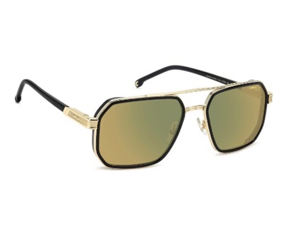 Carrera CARRERA1069/S Sunglasses, Black/Gold, 71CMJ CR39 Organic 1.5