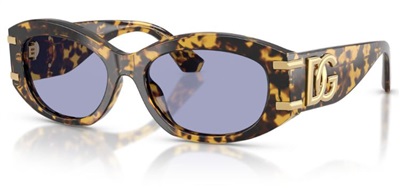 Dolce Gabbana DG4502 Güneş Gözlüğü Kahverengi Sarı 33301A CR39 Organik 1.5