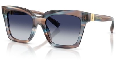 Dolce Gabbana DG4498 Güneş Gözlüğü Mavi Kahverengi 344814 CR39 Organik 1.5