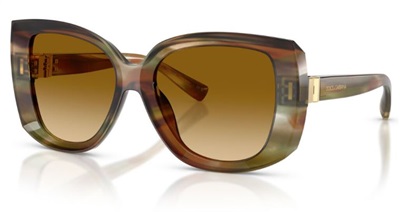 Dolce Gabbana DG4495 34462L Brown/Yellow Sunglasses