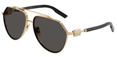 Dolce Gabbana DG2315 02/87 Gold Sunglasses