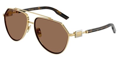 Dolce Gabbana DG2315 02/73 Gold Sunglasses