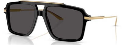 Dolce Gabbana DG4477 Black/Gold Sunglasses 501/87 CR39 Organic 1.5