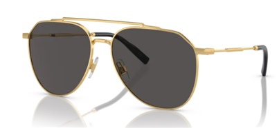 Dolce Gabbana DG2296 02/87 Gold Sunglasses