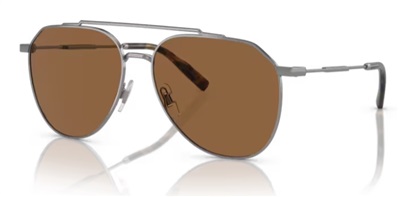 Dolce Gabbana DG2296 04/73 Silver Sunglasses