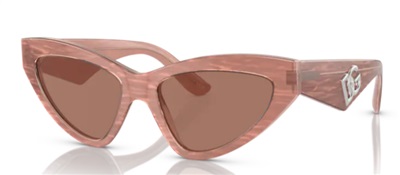 Dolce Gabbana DG4439 3411/3 Light Brown Sunglasses