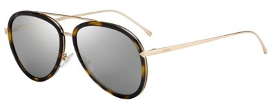 Солнцезащитные очки Fendi FF0155S 0C1UE, коричневые