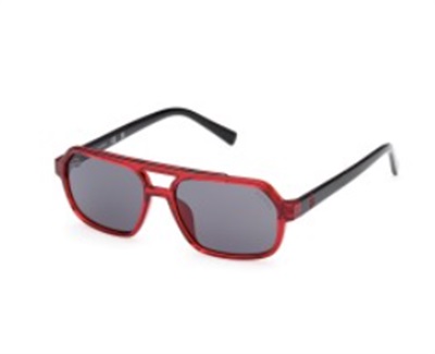 Guess Genç 11-15 GU9237/S Güneş Gözlüğü Kırmızı 66A CR39 Organik 1.5