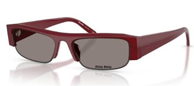 Miu Miu MU B07S Güneş Gözlüğü Kırmızı 21I80Q CR39 Organik 1.5