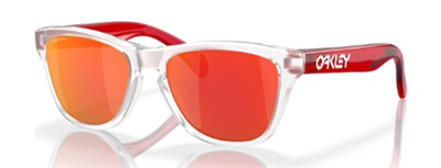 Oakley Frogskins XXS OJ9009 Sunglasses for Ages 11–15, Clear 900908 Prizm