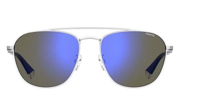 Polaroid PLD2106/G/S 0105X Silver Mirrored Polarized Sunglasses