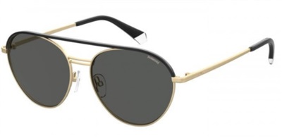 Polaroid PLD2107/S/X Black/Gold Polarized Sunglasses