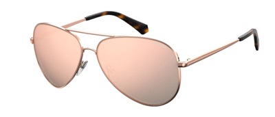 Polaroid PLD6012/N/NEW Rose Gold Mirrored Polarized Sunglasses