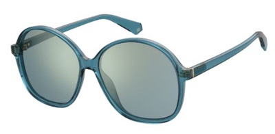 Polaroid PLD6095S ZI9A2 Blue Mirrored Polarized Sunglasses