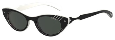 Polaroid PLD6084S 9HTM9 Black and White Polarized Sunglasses