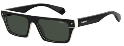 Polaroid PLD6085/S/X 9HTM9 Black and White Polarized Sunglasses