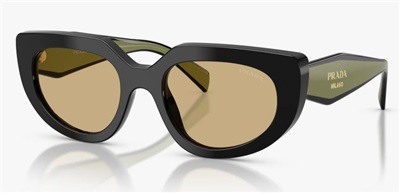 Prada PR D02S Güneş Gözlüğü Siyah 03K10R CR39 Organik 1.5