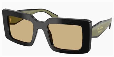 Prada PR D01S Güneş Gözlüğü Siyah 03K10R CR39 Organik 1.5