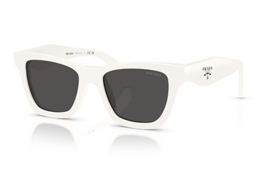 Prada PR C07S Güneş Gözlüğü Beyaz 17K08Z Polarize