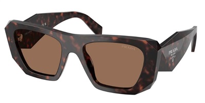 Prada PR B18S Güneş Gözlüğü Koyu Kahverengi 17N06B CR39 Organik 1.5