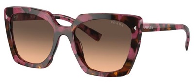 Prada PR23ZS Güneş Gözlüğü Pembe Kahverengi 18N50C CR39 Organik 1.5