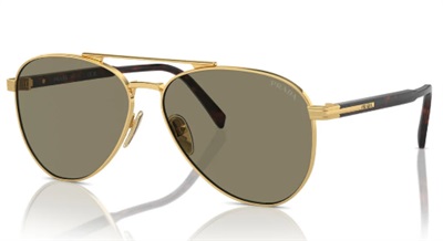 Prada PR A58S Güneş Gözlüğü Altın 5AK90F CR39 Organik 1.5