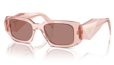 Prada PR17WS Güneş Gözlüğü Pembe 19Q10D CR39 Organik 1.5