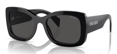 Prada PR A08S Güneş Gözlüğü Siyah 1AB5S0 CR39 Organik 1.5