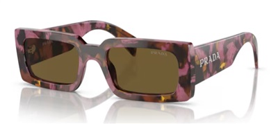 Prada A07S 18N01T Pink and Brown Sunglasses