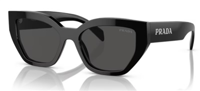 Prada PR A09S Güneş Gözlüğü Siyah 1AB5S0 CR39 Organik 1.5