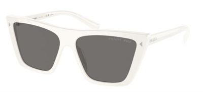 Prada PR21ZS 1425Z1 White Polarized Sunglasses