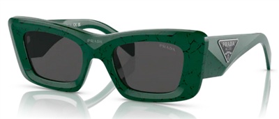 Prada PR13ZS 16D5S0 Green Sunglasses