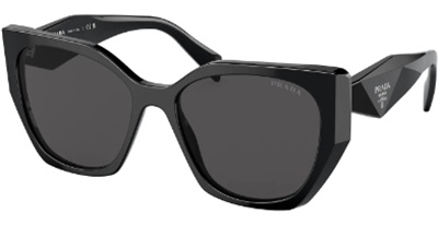 Prada PR19ZS Güneş Gözlüğü Siyah 1AB5S0 CR39 Organik 1.5