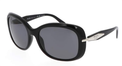 Prada PR04ZS Black Sunglasses 1AB5Z1