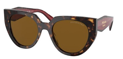 Prada PR14WS Güneş Gözlüğü Kahverengi 2AU5Y1 Polarize