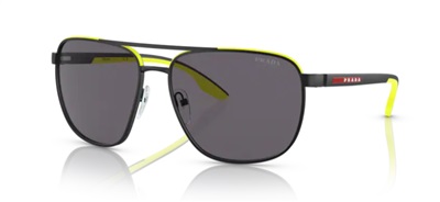 Prada Linea Rossa PS50YS Güneş Gözlüğü Siyah 17G01V CR39 Organik 1.5