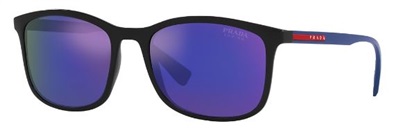 Prada Linea Rossa İndirimli PS01TS Güneş Gözlüğü Siyah 16G05U Aynali