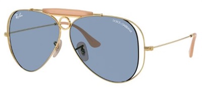 Ray-Ban RB3138M Güneş Gözlüğü Altın 001/72 CR39 Organik 1.5