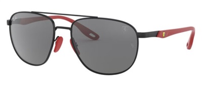 Ray-Ban Ferrari RB3659M Güneş Gözlüğü Siyah F0026G Aynali