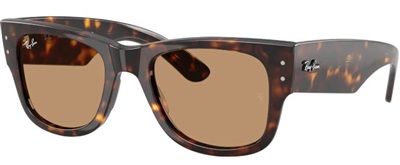 Ray-Ban Mega Wayfarer RB0840S Güneş Gözlüğü Koyu Kahverengi 902/1A Mineral