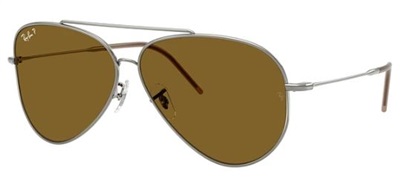Ray-Ban Aviator reverse RBR0101S Güneş Gözlüğü Gümüş 004/83 Polarize