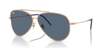 Ray-Ban Aviator reverse RBR0101S Güneş Gözlüğü Rose Gold 92023A CR39 Organik 1.5