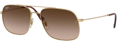 Ray-Ban RB3595 Güneş Gözlüğü Altın 901313 CR39 Organik 1.5