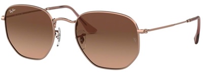 Ray-Ban Hexagonal RB3548N Güneş Gözlüğü Rose Gold 9069A5