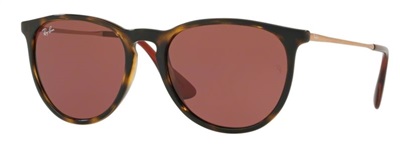 Ray-Ban Erika RB4171 Güneş Gözlüğü Kahverengi 639175 CR39 Organik 1.5