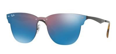 Ray-Ban RB3576N Sunglasses, Black 153/7V Mirrored