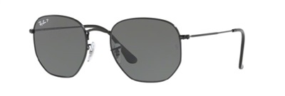 Ray-Ban Hexagonal RB3548N Güneş Gözlüğü Siyah 002/58 Polarize
