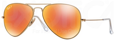 Ray-Ban RB3025 Güneş Gözlüğü Altın 112/4D Aynali/polarize