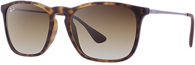 Ray-Ban Chris RB4187 Güneş Gözlüğü Kahverengi 856/13 CR39 Organik 1.5